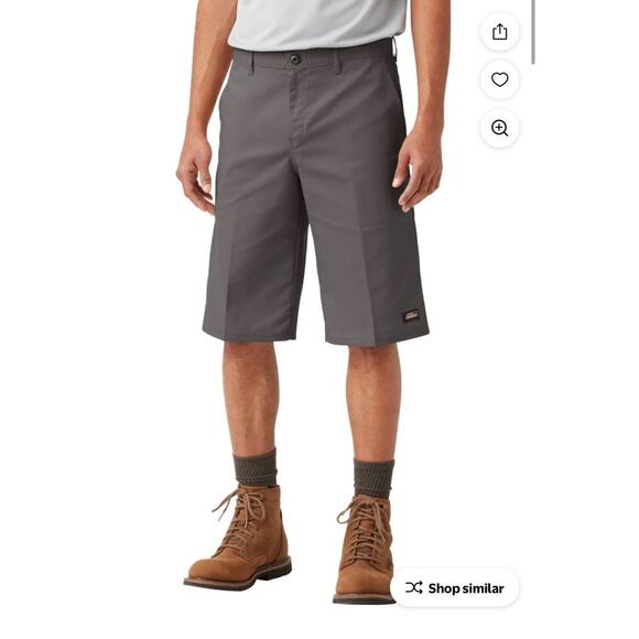 Genuine Dickies Men's 13" Twill Work Short Charcoal Gray Size 32 NWT - Picture 1 of 6